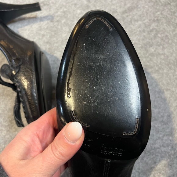 Hugo Boss Pumps with a bow and tassel detail. Black, size 37 (7) - Picture 5 of 6